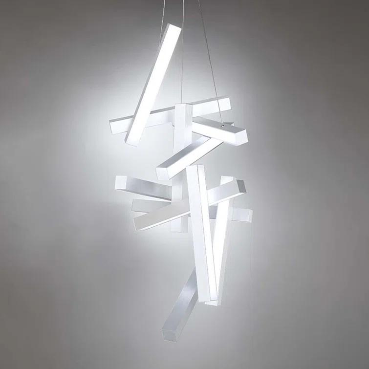 Chaos 12 - Light Dimmable Sputnik Modern Linear Chandelier