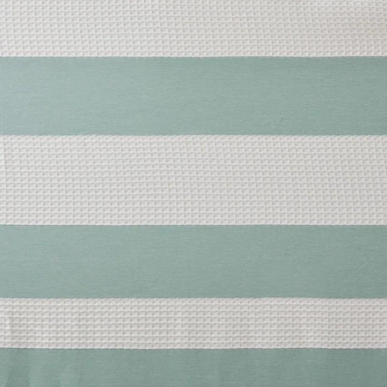 Spa Waffle Shower Curtain with 3M Treatment