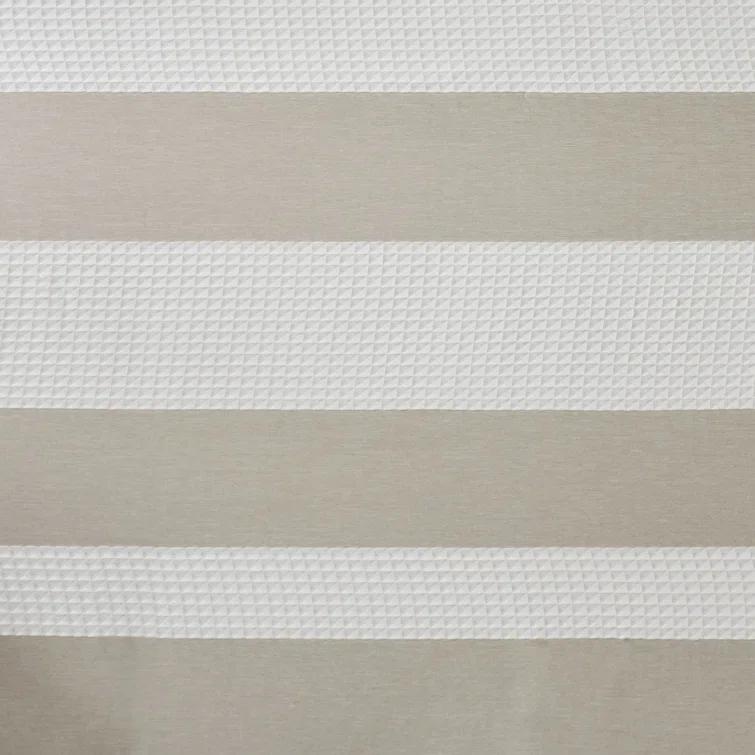 Spa Waffle Shower Curtain with 3M Treatment