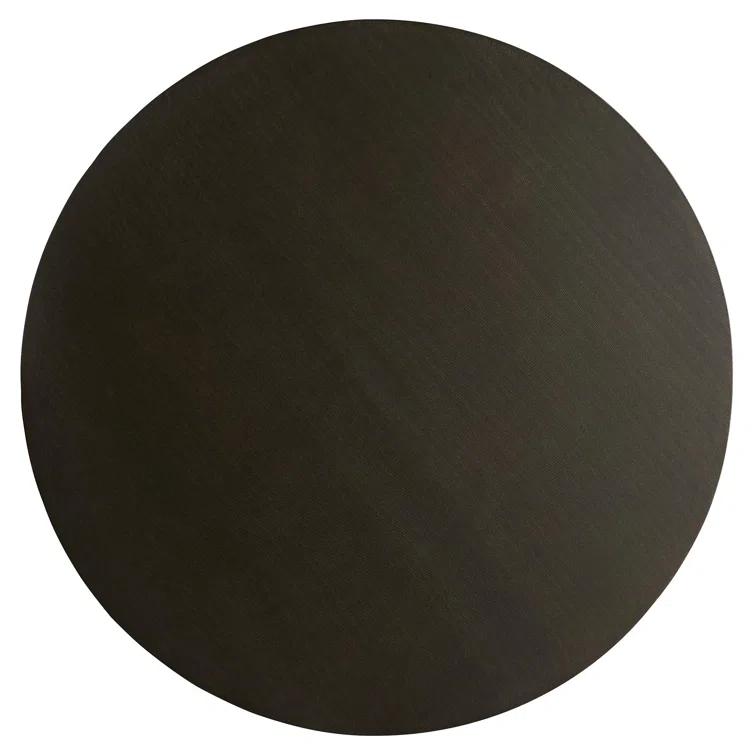 Songhai 47.5" Round Dark Ash Wood Dining Table