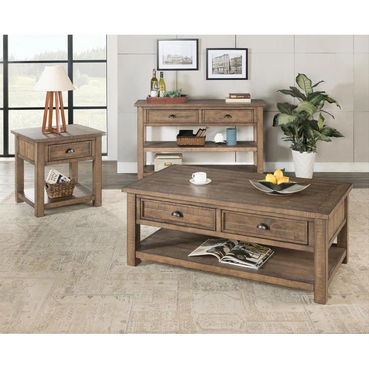Holliman 50'' Solid Wood Console Table