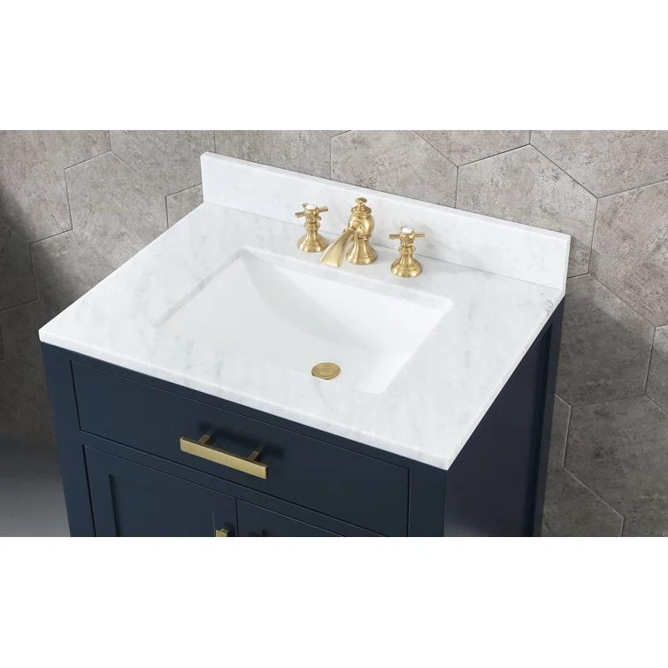 Elegant Vintage Brass 8'' Widespread Bathroom Faucet