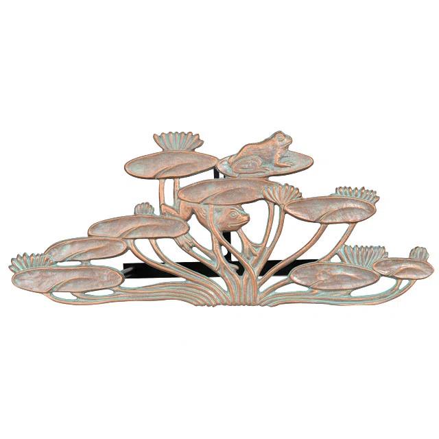 Copper Verdi Frog Decorative Wall Mount Hose Holder