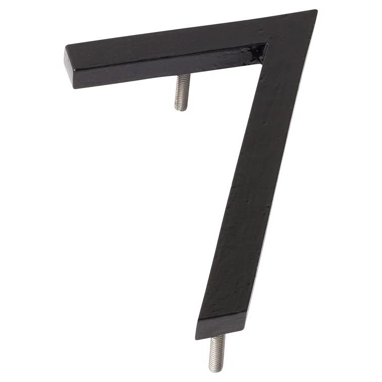 6'' H Metal House Number