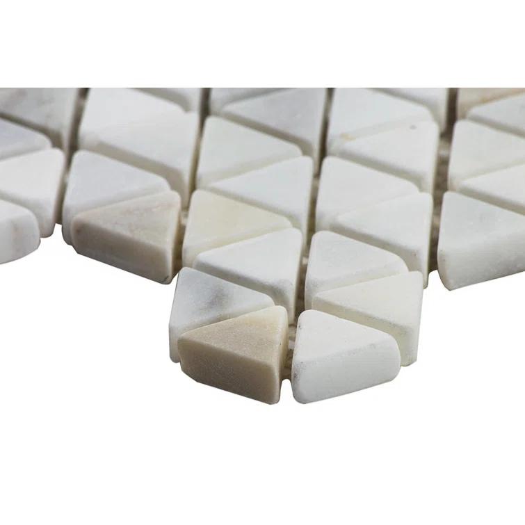 Calacatta Marble Honeycomb Mosaic Wall Tile