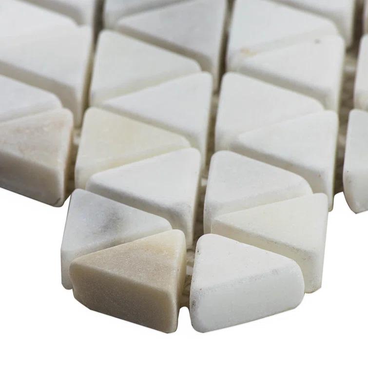 Calacatta Marble Honeycomb Mosaic Wall Tile