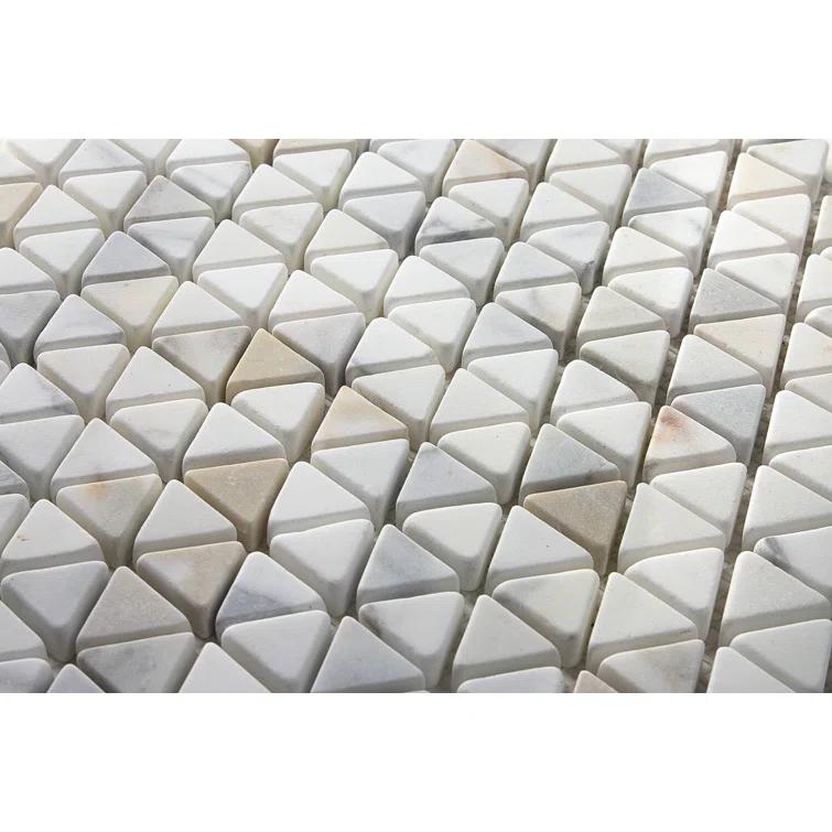 Calacatta Marble Honeycomb Mosaic Wall Tile