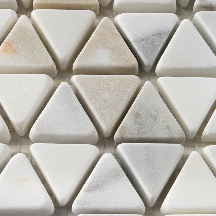 Calacatta Marble Honeycomb Mosaic Wall Tile