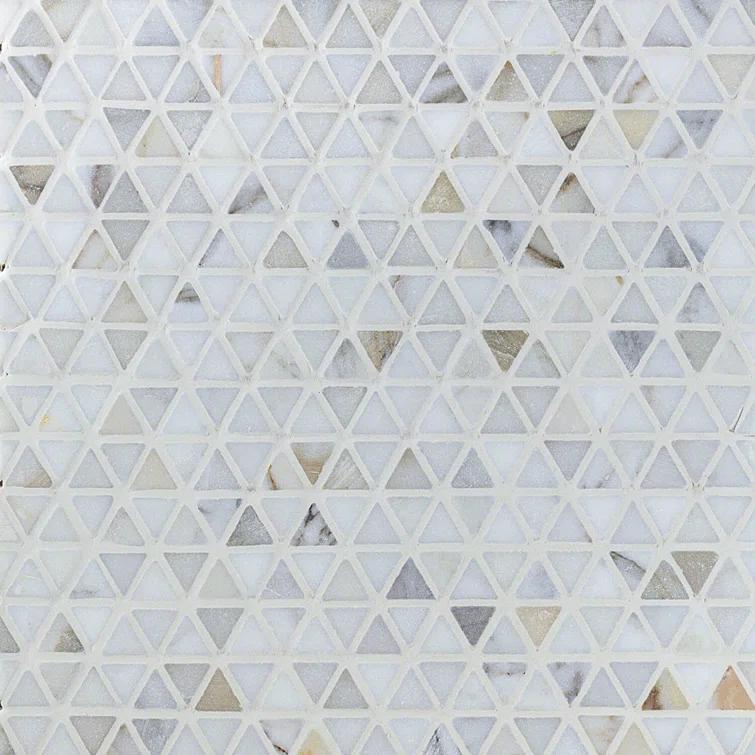 Calacatta Marble Honeycomb Mosaic Wall Tile