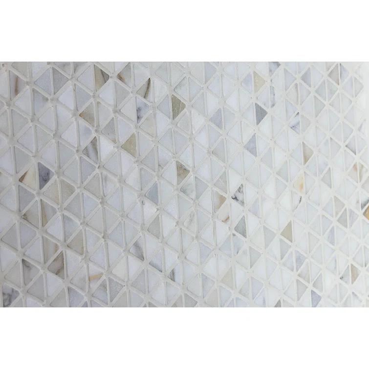 Calacatta Marble Honeycomb Mosaic Wall Tile