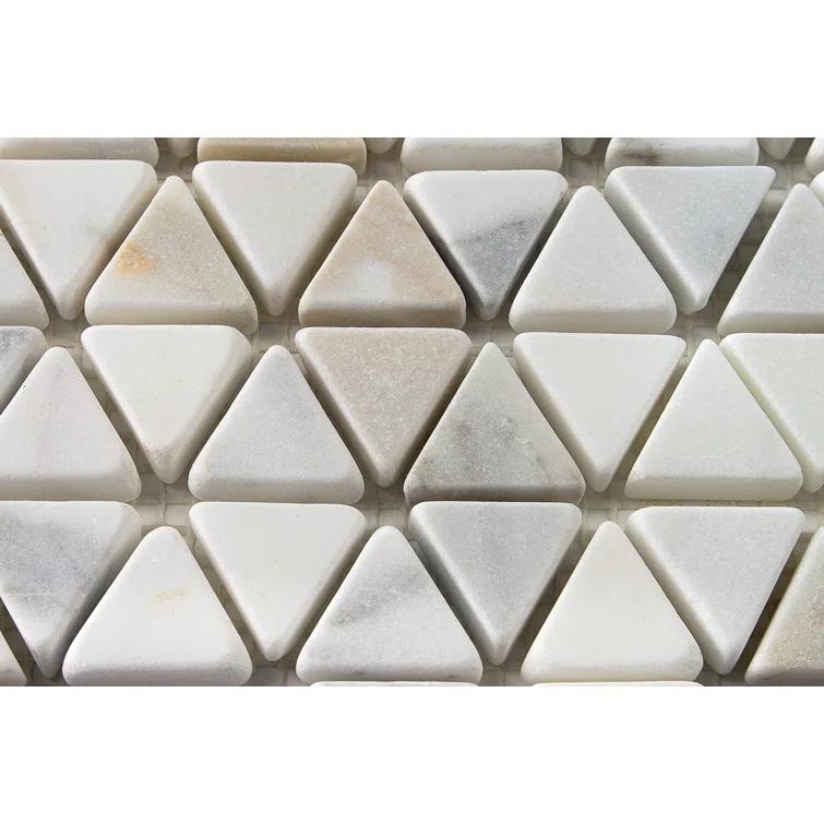 Calacatta Marble Honeycomb Mosaic Wall Tile