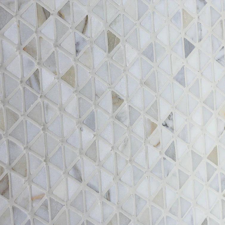 Calacatta Marble Honeycomb Mosaic Wall Tile