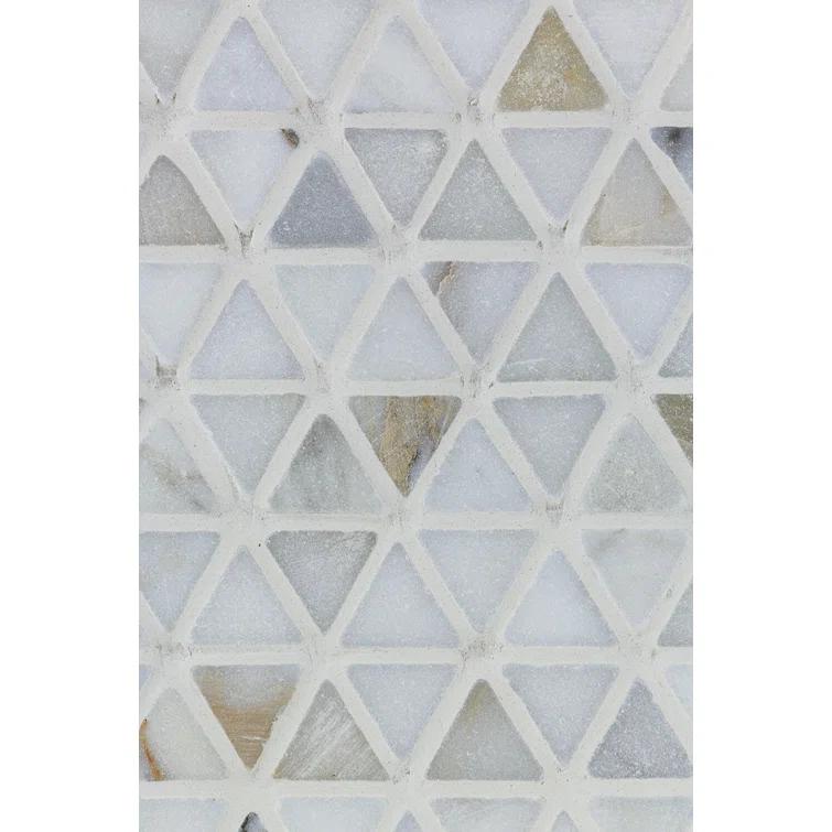 Calacatta Marble Honeycomb Mosaic Wall Tile
