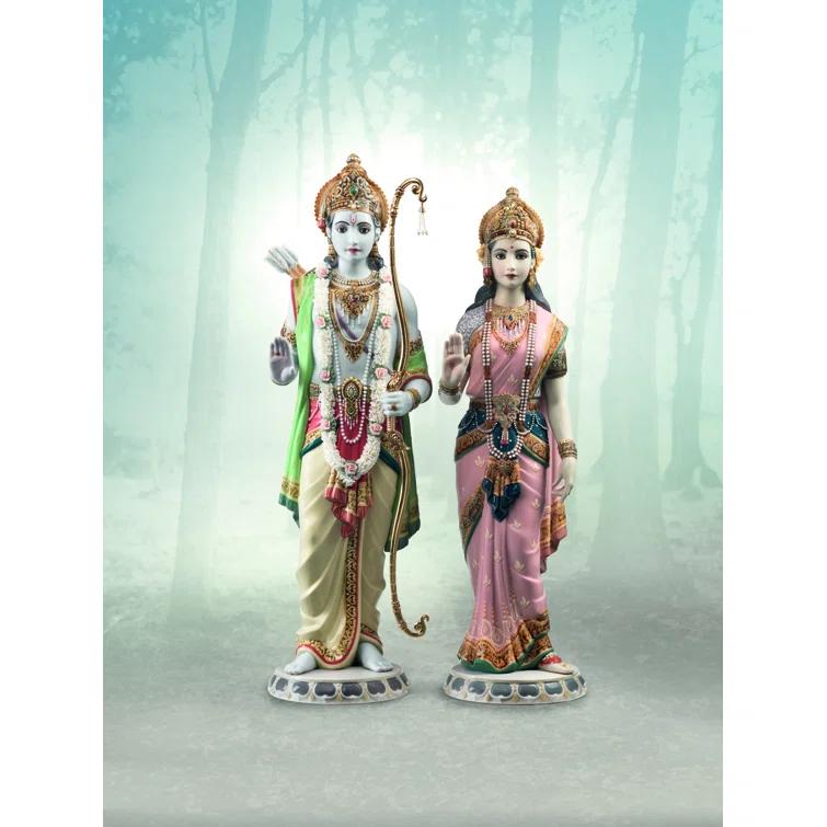 Lladro Rama and Sita Figurine