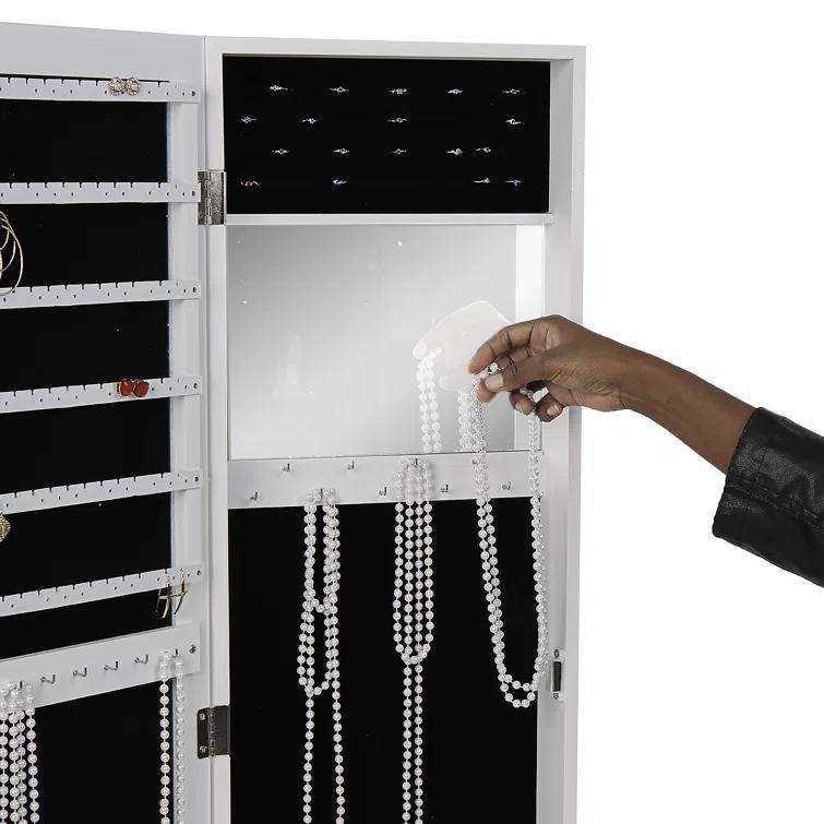 Mind Reader 3.5'' Wide Wall Jewelry Armoire