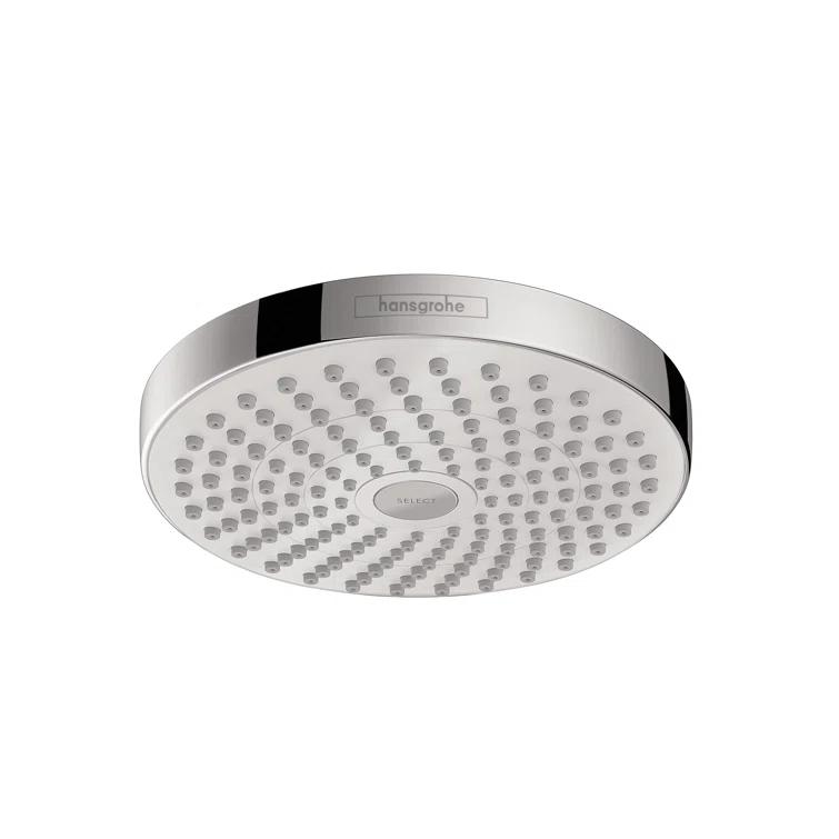 Croma S 180 2-Jet Rain Fixed Shower Head with Select
