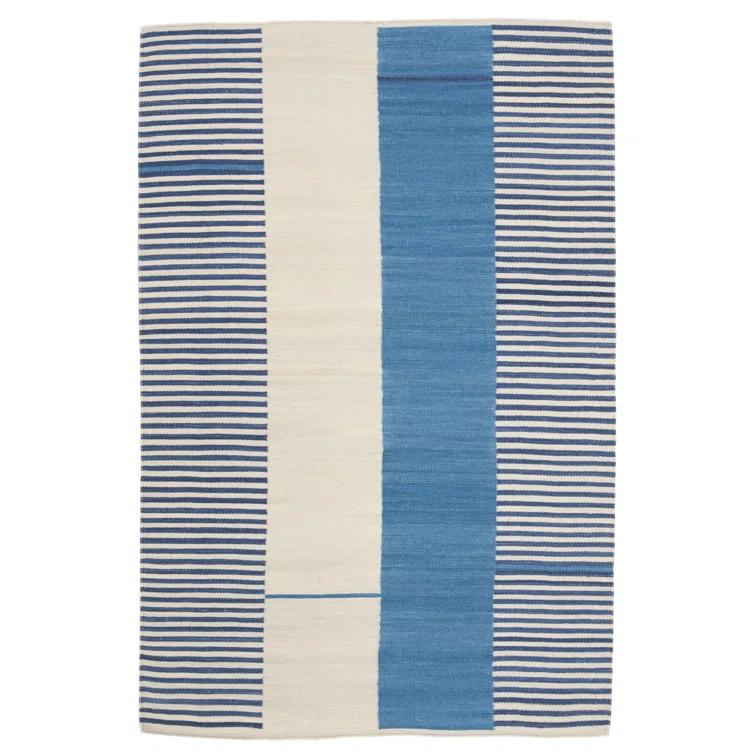 Lauren Ralph Lauren Flat Weave Wool Striped Rug