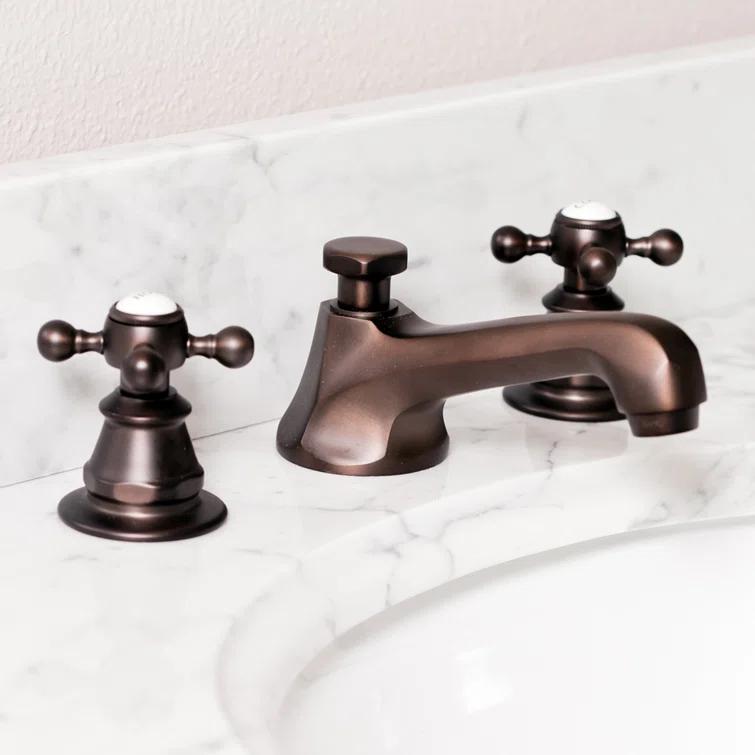 Carlson Widespread Bathroom Faucet with Drain Assembly