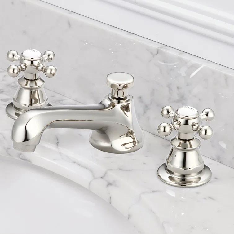 Carlson Widespread Bathroom Faucet with Drain Assembly