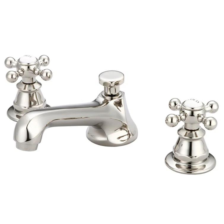 Carlson Widespread Bathroom Faucet with Drain Assembly
