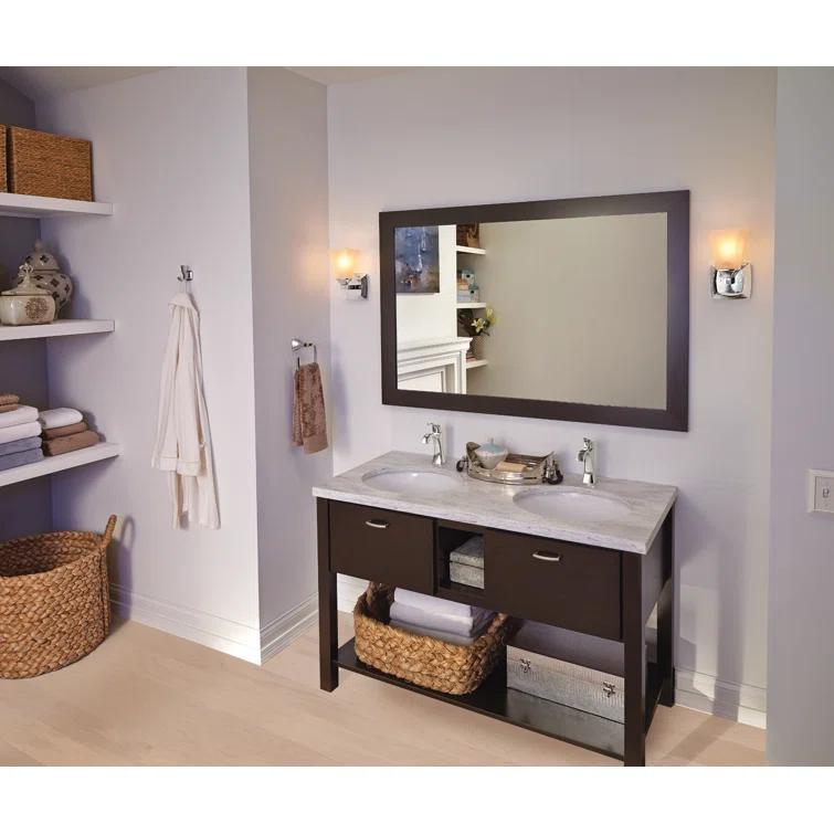 Moen Voss Single Hole Bathroom Faucet with Drain Assembly