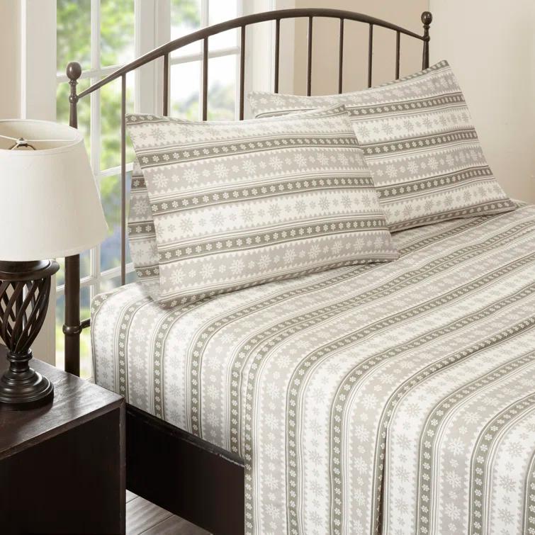 Woolrich 100% Cotton Flannel Sheet Set
