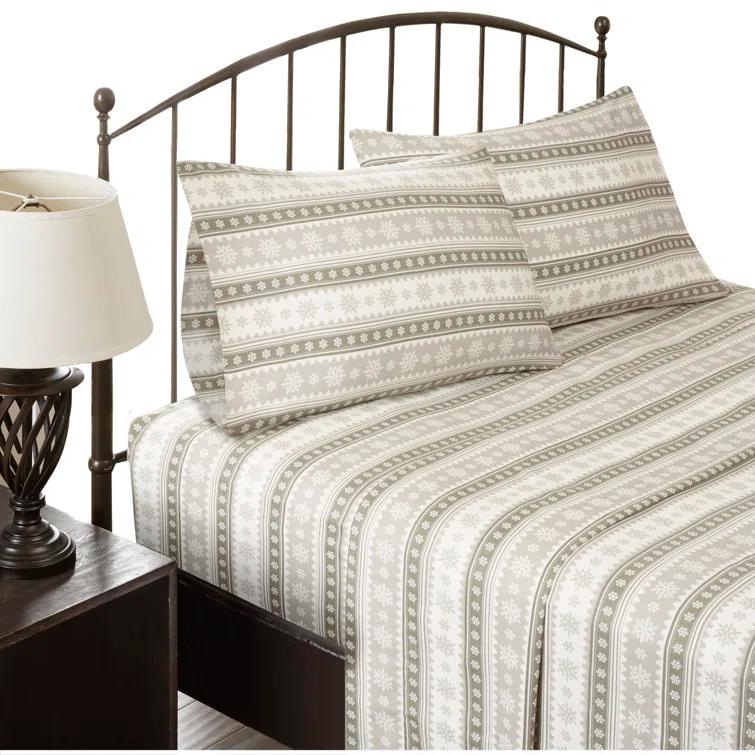 Woolrich 100% Cotton Flannel Sheet Set