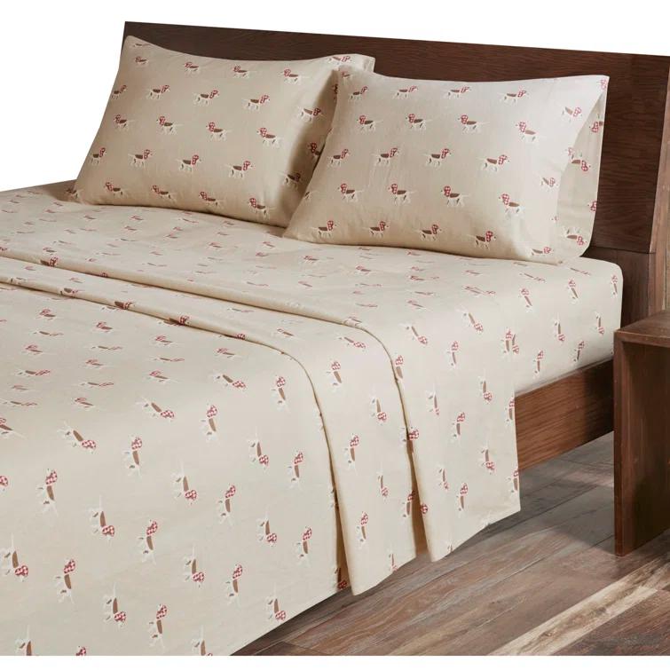 Woolrich 100% Cotton Flannel Sheet Set