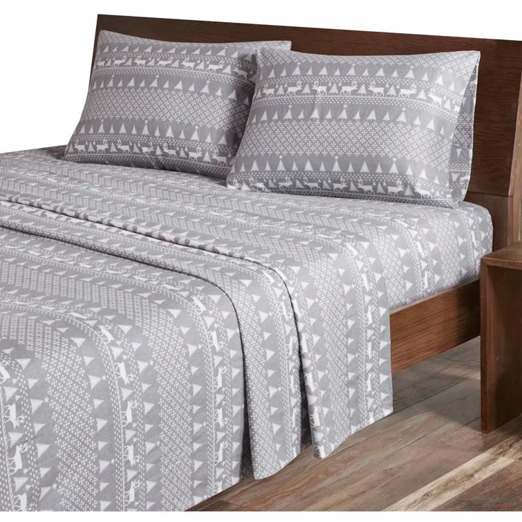 Woolrich 100% Cotton Flannel Sheet Set