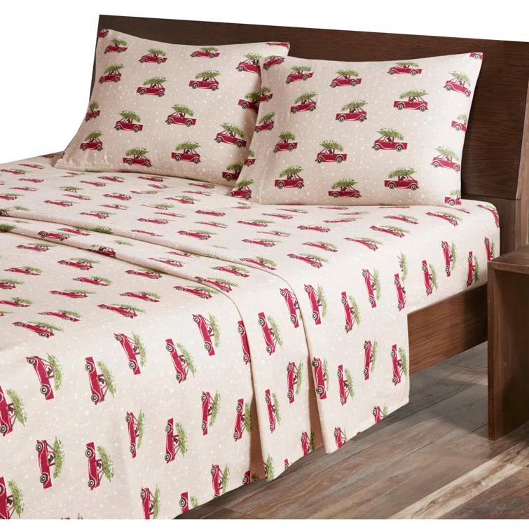Woolrich 100% Cotton Flannel Sheet Set