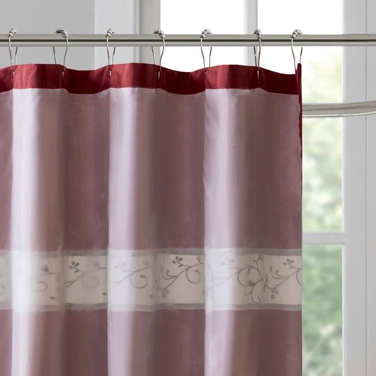 Madison Park Serene Polyester Shower Curtain
