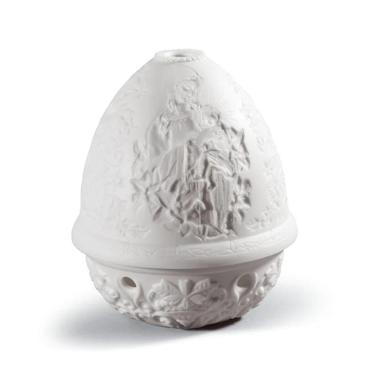 Lladro Madonna of the Flowers 4.72" Lithophane Novelty Light