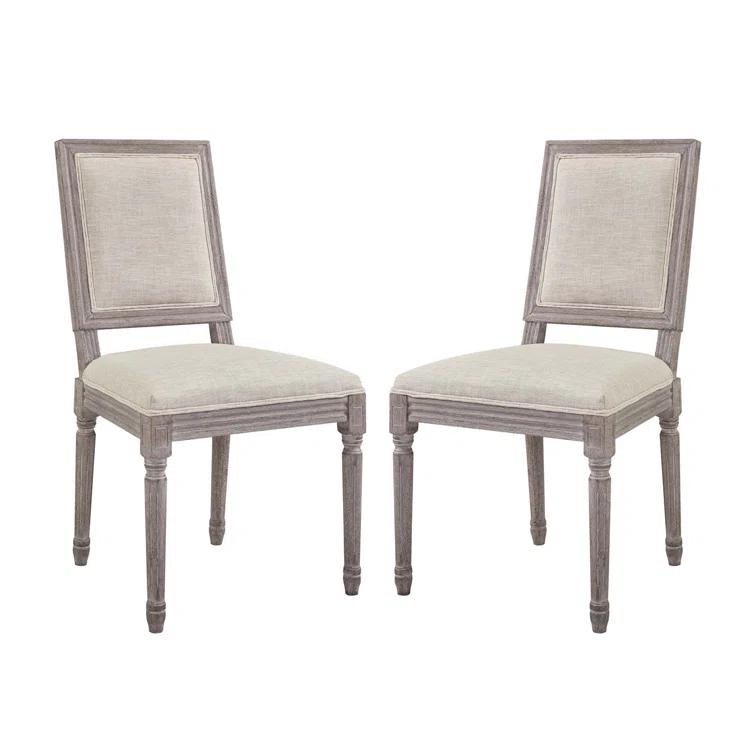 Modway Court Dining Side Chair Upholstered Fabric