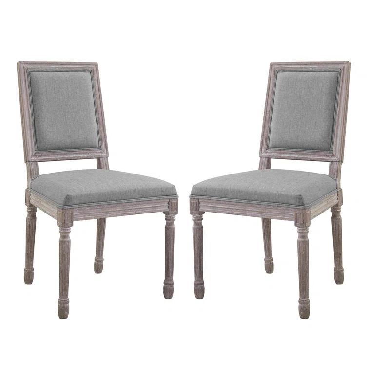 Modway Court Dining Side Chair Upholstered Fabric