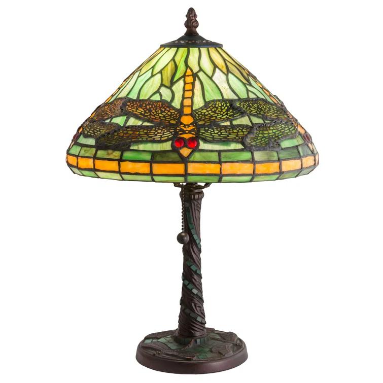 Meyda Lighting Meyda Tiffany & Stained Glass Metal Table Lamp
