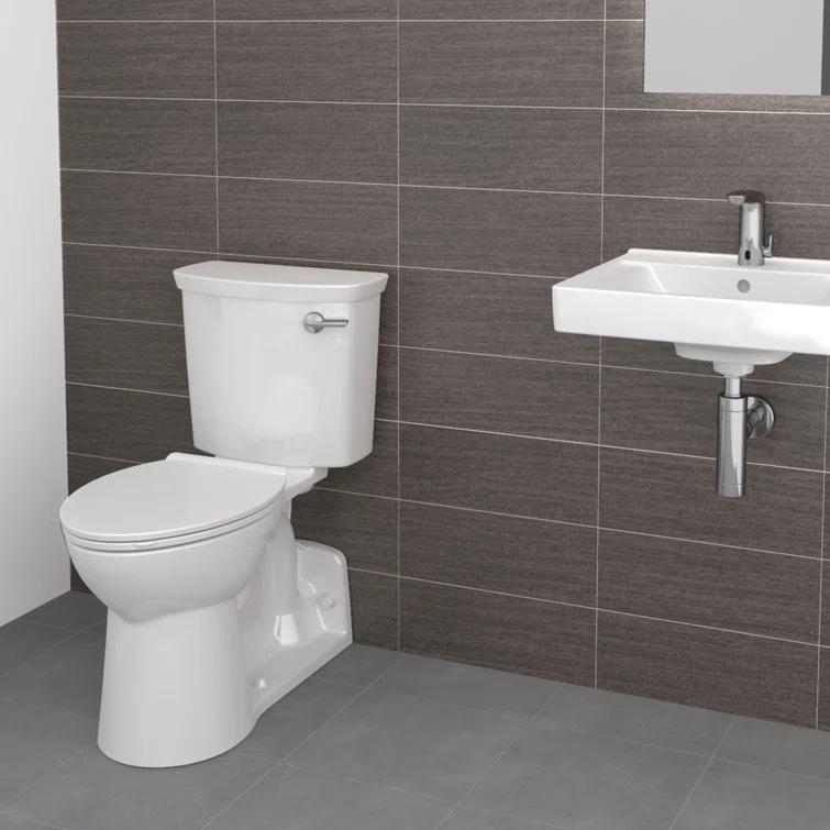American Standard 209AA138.020 American Standard Yorkville 1.28 Gallons GPF Elongated Chair Height Floor Mounted Kit (Seat Not Included)