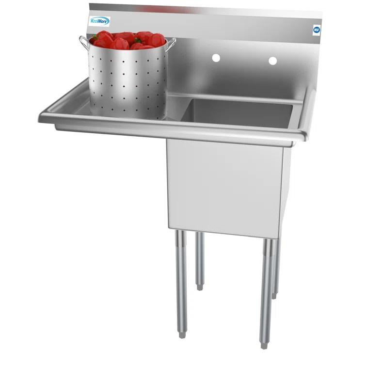33" x 21" Freestanding Service Sink