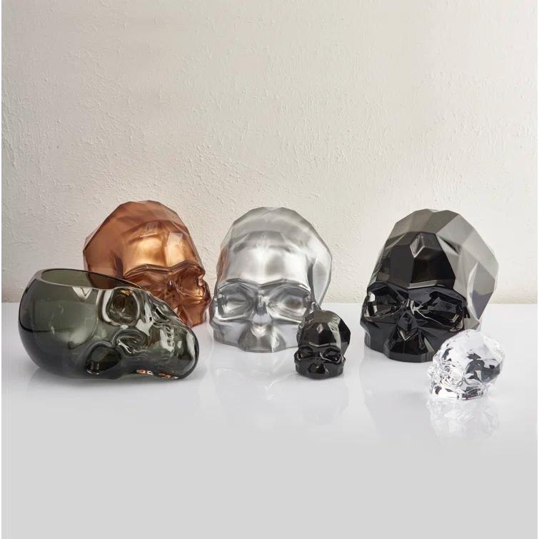Nude Memento Mori Faceted Skull | Wayfair