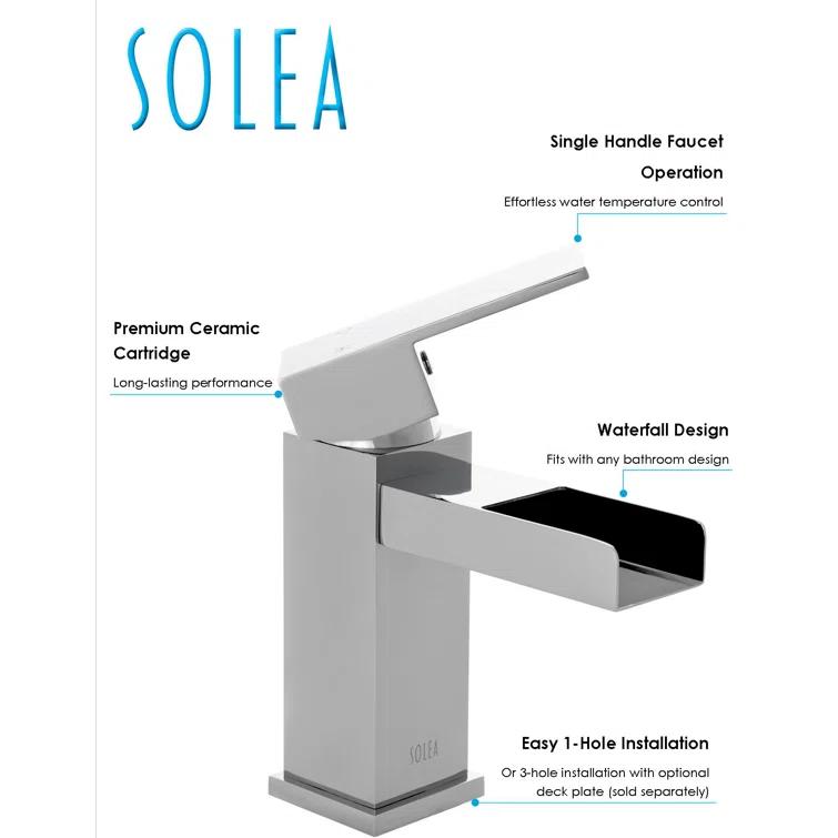 Calm Single-Hole Bathroom Faucet
