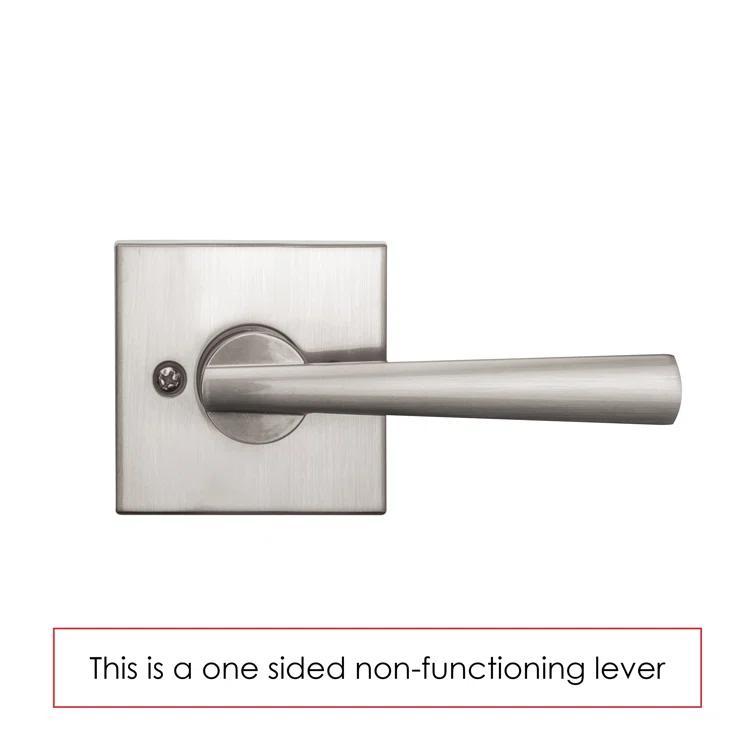Spyglass Single Dummy Door Lever with Square Rose