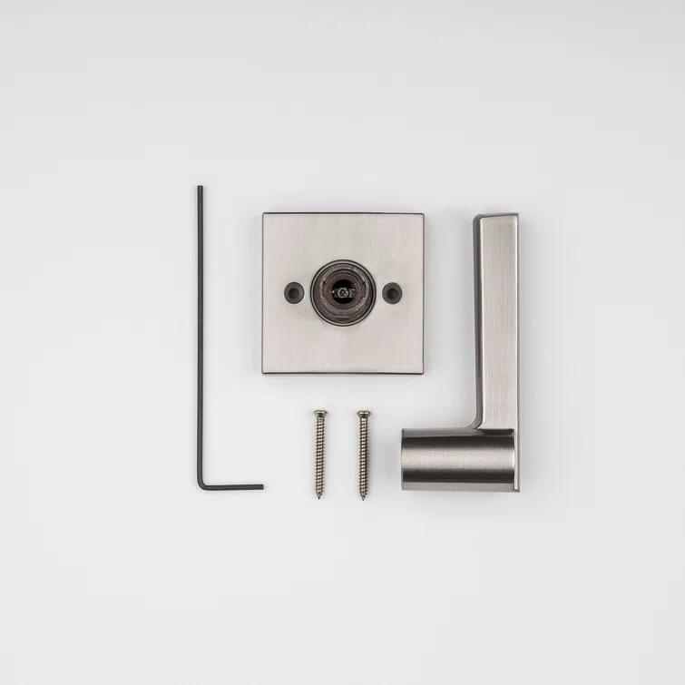 Spyglass Single Dummy Door Lever with Square Rose