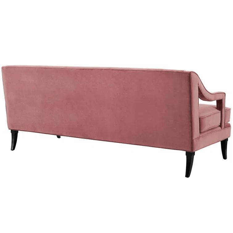 Modway Copper Grove Donji Button-tufted Upholstered Velvet Sofa