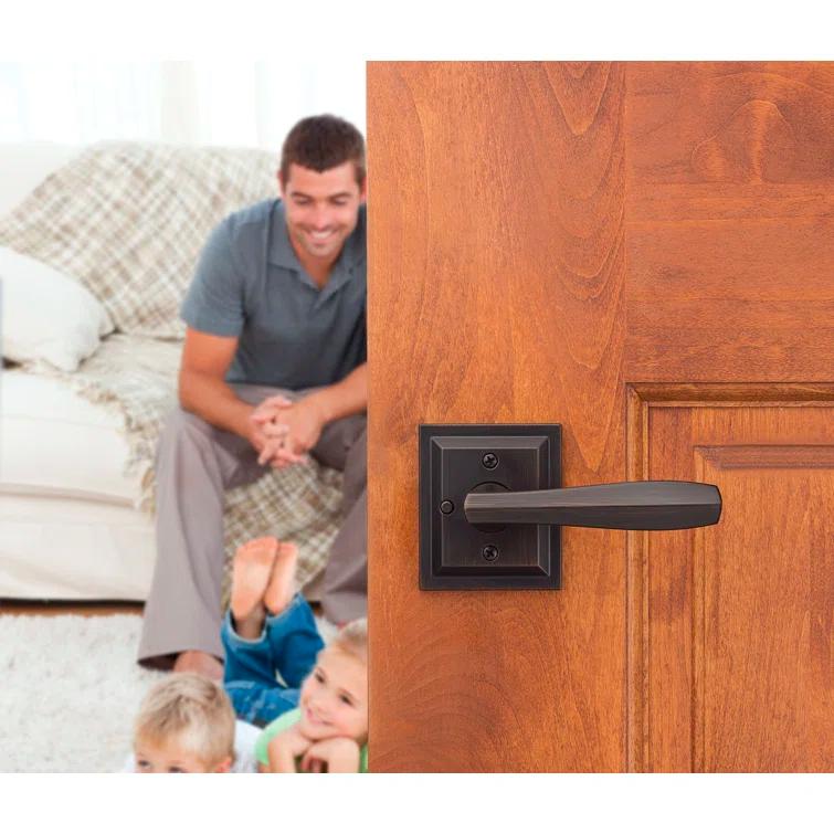 Baldwin Torrey Low Profile Rose Bed/Bath Lever in VB