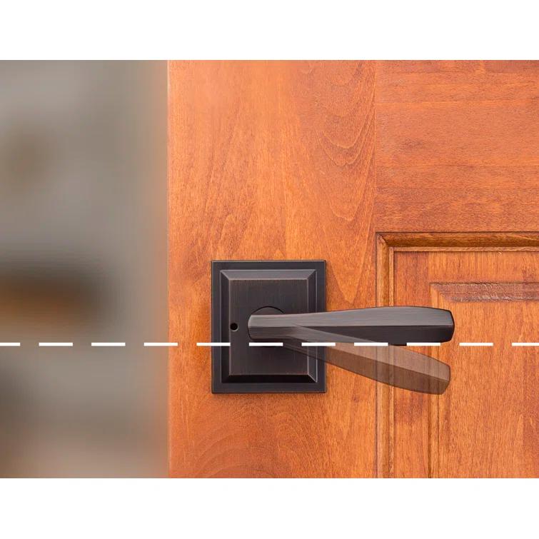 Baldwin Torrey Low Profile Rose Bed/Bath Lever in VB