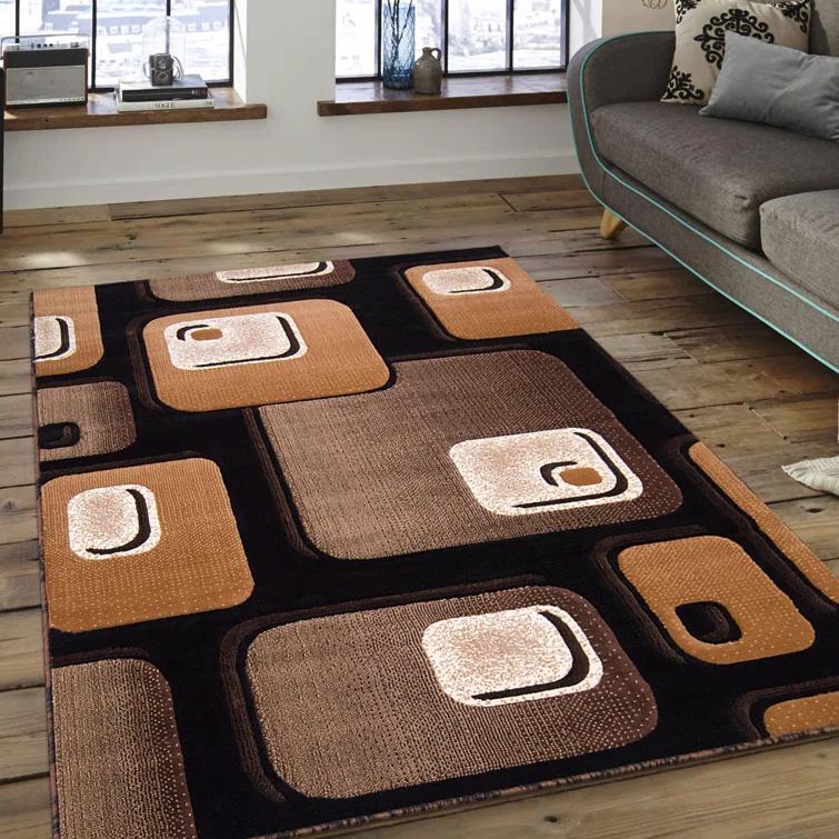 Donnieann Performance Geometric Indoor Rug