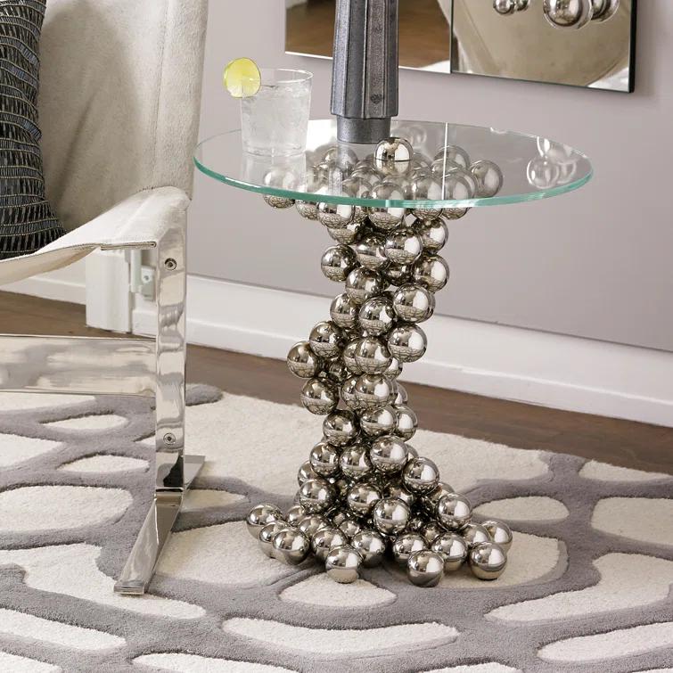 Sphere Table-Nickel