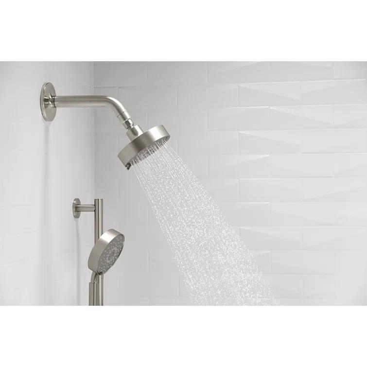 Kohler Purist 2.5 Gpm Multifunction Wall Mount Showerhead, Three Spray Settings, 5.5" High Pressure Spray Head