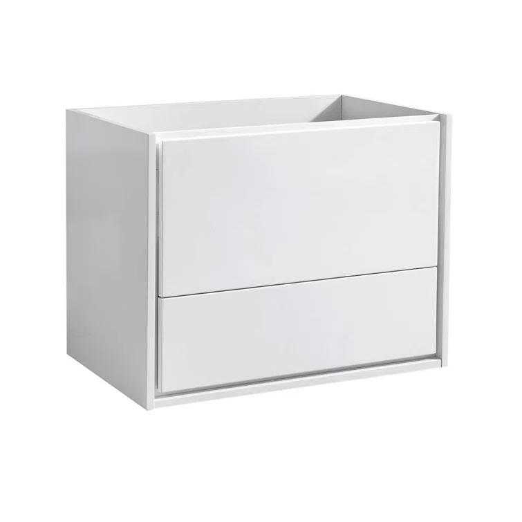 Catania 30" Wall Mount Single Modern Bathroom Cabinet - Cabinet Only (Top and Sink Not Included)