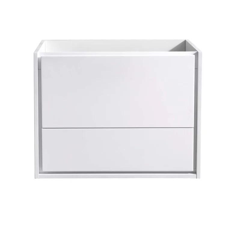 Catania 30" Wall Mount Single Modern Bathroom Cabinet - Cabinet Only (Top and Sink Not Included)