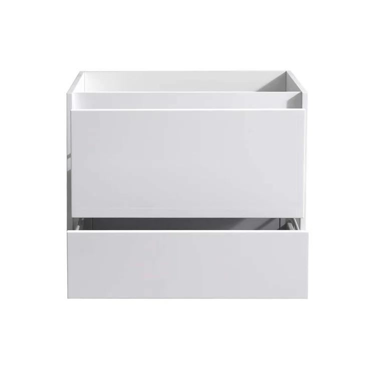 Catania 30" Wall Mount Single Modern Bathroom Cabinet - Cabinet Only (Top and Sink Not Included)